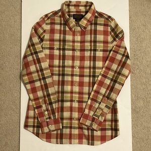 PENDLETON woolen mills plaid buttoned down shirt Size PetiteTaille 100% cotton